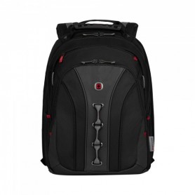 WENGER Legacy Sac à Dos pour Ordinateur Portable 16 Pouces, 21 l, Femmes Hommes, Affaires Uni École Voyages, Noir/Gris, 600631