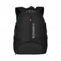 WENGER Transit Sac à Dos pour Ordinateur Portable 16 Pouces avec Poche pour Tablette Tactile 10 Pouces, Système d’Organisation, 27 l, Femmes Hommes, Bureau Voyages d’Affaires Uni, Noir, 600636