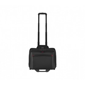 WENGER Potomac Ensemble de 2 Bagages pour Ordinateur Portable 17 Pouces, Sacoche Amovible pour Ordinateur Portable 15 Pouces, 23 l, Femmes Hommes, Bureau Affaires Voyages, Noir, 600661