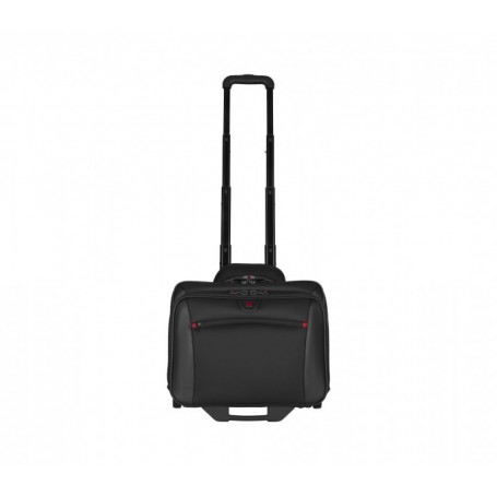 WENGER Potomac Ensemble de 2 Bagages pour Ordinateur Portable 17 Pouces, Sacoche Amovible pour Ordinateur Portable 15 Pouces, 23 l, Femmes Hommes, Bureau Affaires Voyages, Noir, 600661