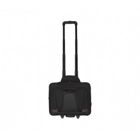 WENGER Transfer Porte-Documents, Sacoche à roulettes pour Ordinateur Portable 16 Pouces, Tablette Tactile 10 Pouces, 20 l, Femmes Hommes, Bureau Affaires Uni École, Noir, 600664