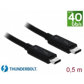 Dellock Kabel Thunderbolt ™ 3 Connecteur USB-C ™ USB-C ™ 0,5M