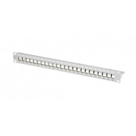 Metz Connect Keystone 19 pouces MODULE Carrier 1He 24 Port Gray Déverrouillé