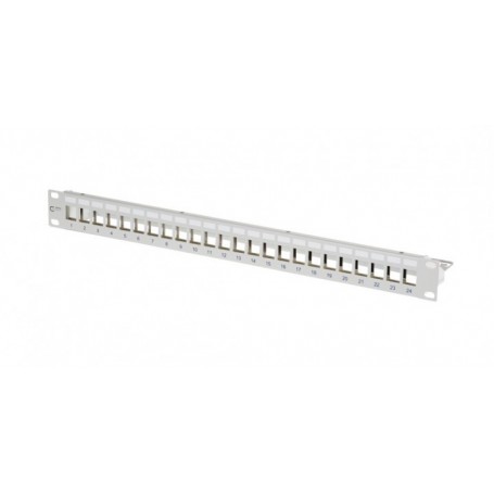 Metz Connect Keystone 19 pouces MODULE Carrier 1He 24 Port Gray Déverrouillé