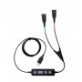 Jabra B2B Link 265 USB avec 2 QD Câble de double écoute avec l'option ""Muet"""