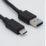  181542 Câble de Charge/synchronisation USB Type-C vers USB 3.1 A Noir 1 m