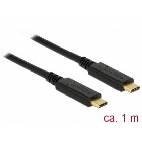 Dellock Kabel USB 3.1 Gen 2 USB Type-C ™ St. USB Type-C ™ St. E-Marker 1M Black