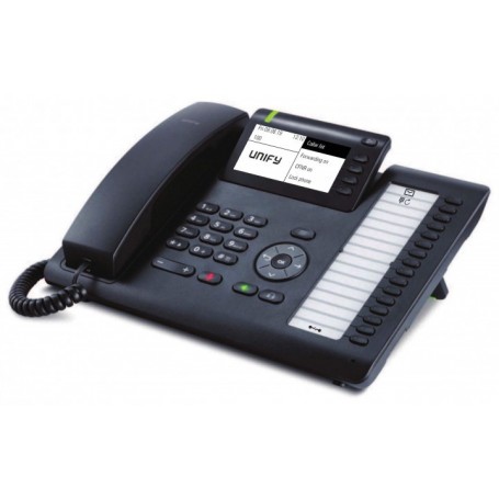  OpenScape DeskPhone CP400T téléphone Fixe Noir TFT