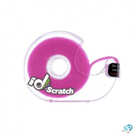 ID-SCRATCH - Bande Auto-Agrippante Prédécoupée, Prune, 2m/2cm