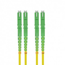 LWL E2000 APC/E2000 APC (LSH) Duplex 9/125μm OS2 Jaune 2,0 m