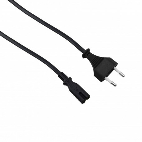  Câble de raccordement Secteur fiche européenne vers C7 (Euro 8) Noir 3 m