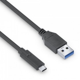 Câble USB 3.0, iSerie, prise A vers prise C, noir, 2,0 m