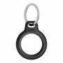 Belkin Anneau de protection avec attache en métal (protection pour AirTag, accessoire résistant aux rayures, Noir)