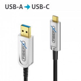 Série Purelink Fiberx - Câble de fibre de verre USB 3.1 - USB -A USB -C - Hybride - 10m