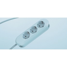 Bachmann Socket Strip Smart 3 fois, Berry Blue, 1,5 m, sans commutateur