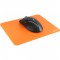 Tapis de souris InLine® antimicrobien ultra-mince 220x180x0,4mm orange