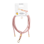 Bandoulière rose détail gold
