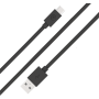 Cable A/C 3A - 2m Recyclé Noir