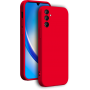 Coque silicone + Dragonne Galaxy A54 5G rouge