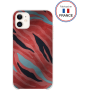 Coque résine tigre rose effet miroir
