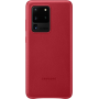 Coque en cuir G S20 Ultra Rouge bordeaux