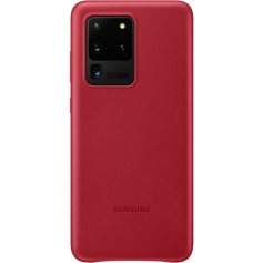 Coque en cuir G S20 Ultra Rouge bordeaux