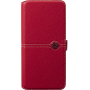 Booktype Sellier bouton laqué rouge G A70