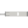 OTG USB 3.2 Type-C & Type A 64GB Métal Argent