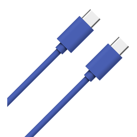 Cable C/C 3A 1m Bleu