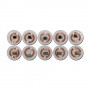 Autocollant de sécurité NFC RFIDTAG 18 mm NTAG213 Trans. dix