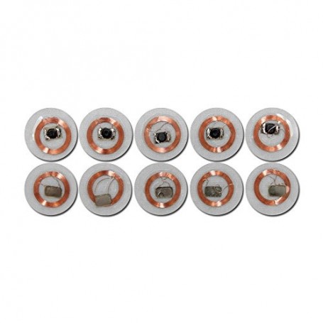 Autocollant de sécurité NFC RFIDTAG 18 mm NTAG213 Trans. dix