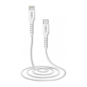 SBS USB-C sur Cable Lightning 1m blanc