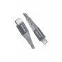 1886 câble Lightning 2 m Gris, Argent