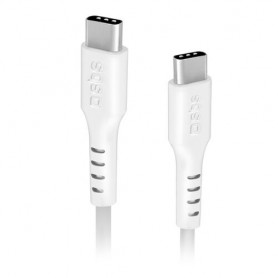 SBS USB-C à câble USB-C 2m blanc