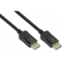 Bonnes connexions Displayport 1.2 60Hz OFC 3M Black