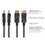 Bonnes connexions Displayport 1.2 60Hz OFC 3M Black