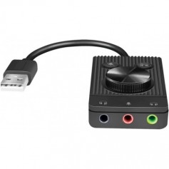 Adaptateur audio USB Logilink M. Contrôle de volume