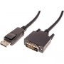 Bonnes connexions DisplayPort sur DVI-D 24 + 1 5m noir