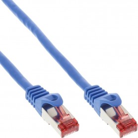 Bonnes connexions Patch Cable Cat6 S / FTP 1,50m bleu 250 MHz