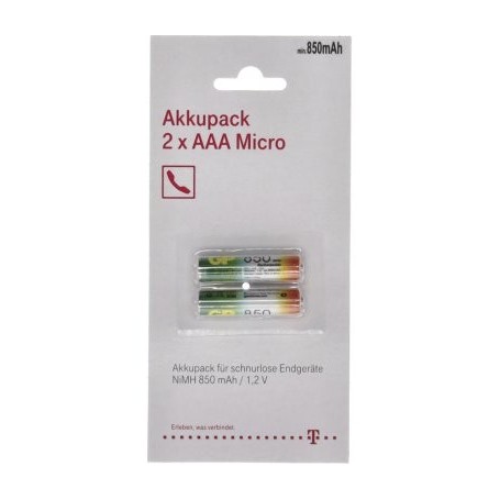TELEKOM AAA Batterie 1.2 V / 850mAh 2stck Blister
