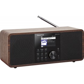 Telestar Dira S24 CD Dab + Radio Schwarz