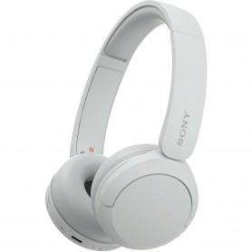 Sony WH-CH520W casque BT blanc à l'oreille