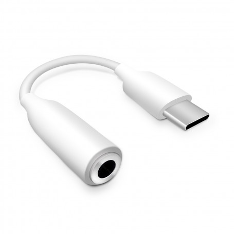 Adaptateur Audio Jack Femelle 3,5 mm vers USB-C mâle, connecteurs en métal, pour Smartphone, Casque, stéréo Hi-FI, Haut-Parleur et écouteurs, câble Long de 9 cm pour Musique et appels