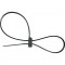 Attaches de câble à double tête montables InLine®, 300 mm x 4,8 mm, noir, 100 pièces