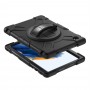 Peak Étui robuste avec béquille rotative à 360 pour Samsung Galaxy Tab A8 10.5 (2021) Noir 500 m