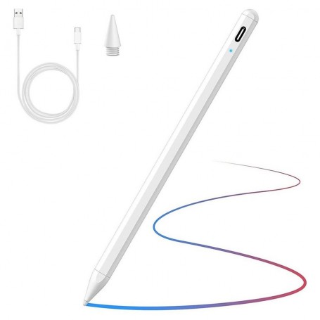Stylet capacitif pour smartphones et tablettes Blanc - Stylet universel - Stylet