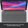 Logitech Combo Touch Étui clavier pour iPad détachable 10e génération - Grey - German Layout