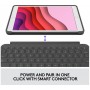 Logitech Combo Touch Étui clavier pour iPad détachable 10e génération - Grey - German Layout