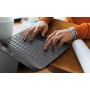 Logitech Combo Touch Étui clavier pour iPad détachable 10e génération - Grey - German Layout