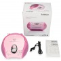 Lenco Radio Lecteur CD SCD-24 pour Enfant Chaîne Stéréo Prise Casque Aux in - Écran LCD - Batterie et Alimentation électrique - Rose
